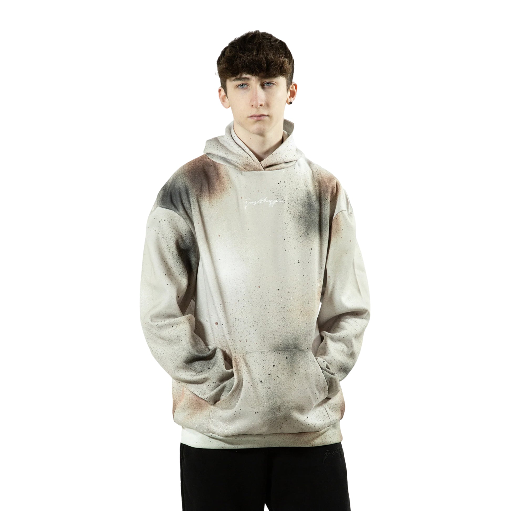 Multicoloured - Front - Hype Childrens-Kids Over Spray Hoodie