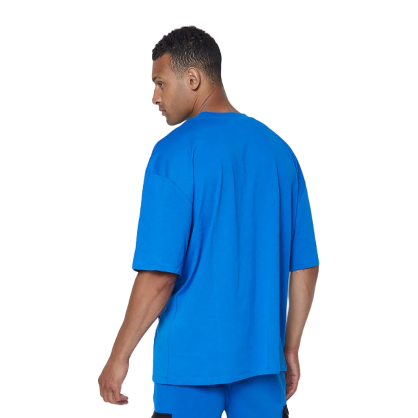 Cobalt - Back - Hype Unisex Adult Continu8 Boxy T-Shirt