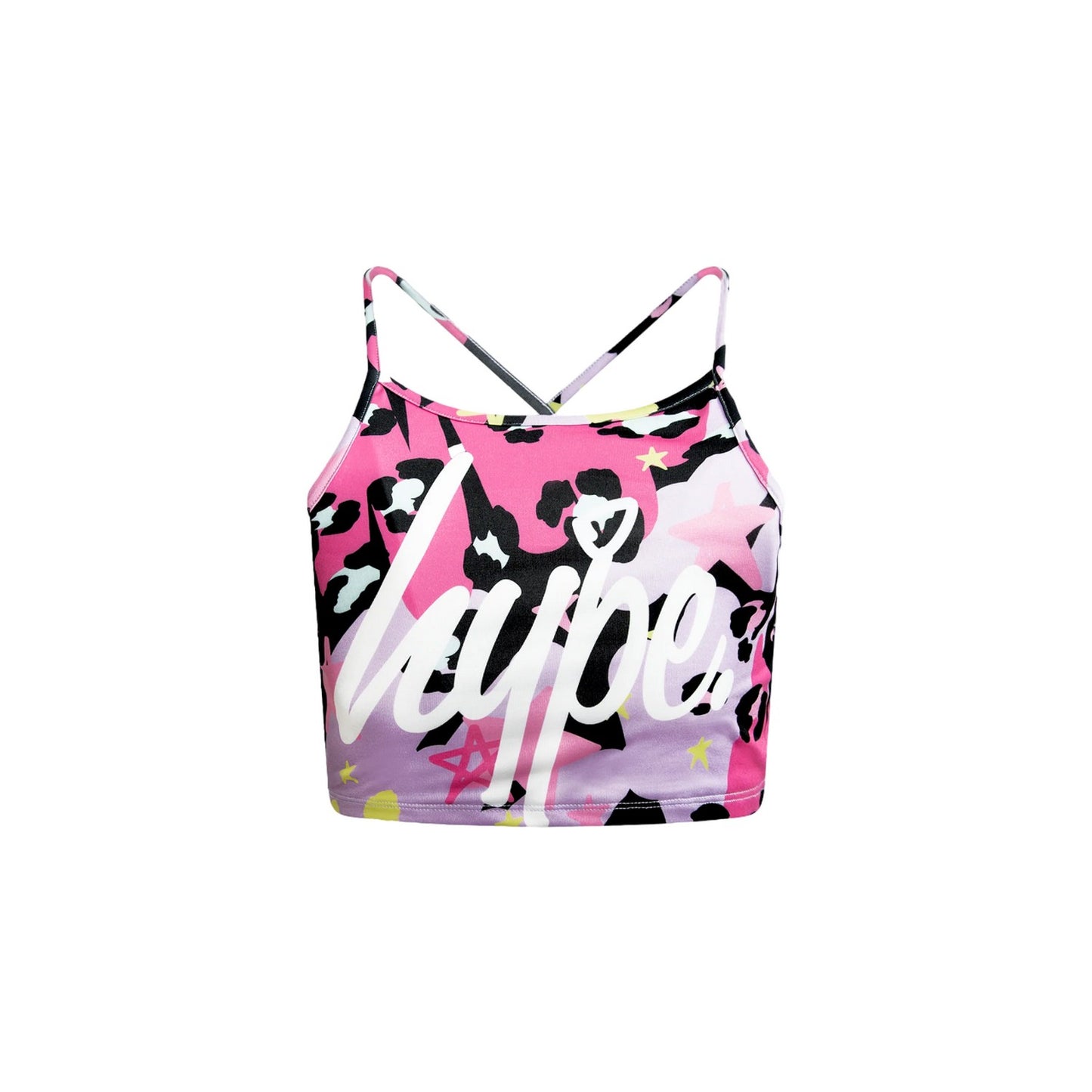 Multicoloured - Front - Hype Girls Leopard Doodle Bikini