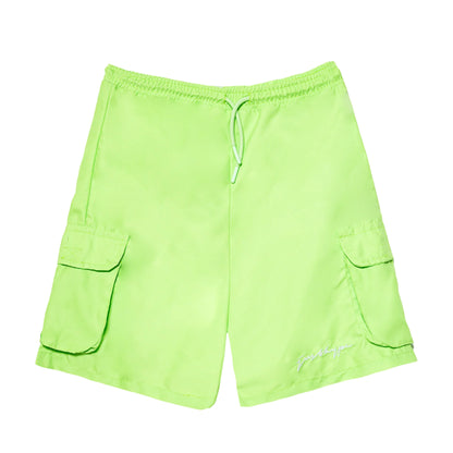 Green - Front - Hype Childrens-Kids Cargo Swim Shorts