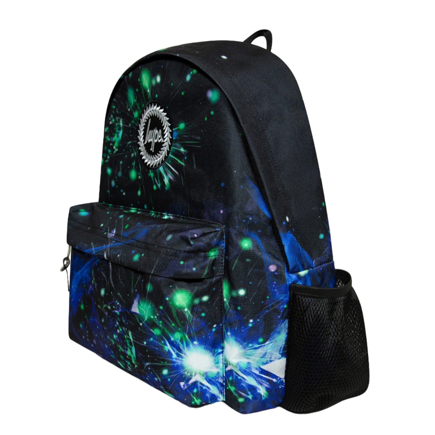 Black-Blue-Green - Side - Hype Black Cosmos Backpack