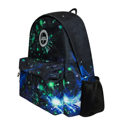 Black-Blue-Green - Side - Hype Black Cosmos Backpack