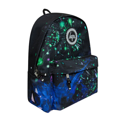 Black-Blue-Green - Lifestyle - Hype Black Cosmos Backpack