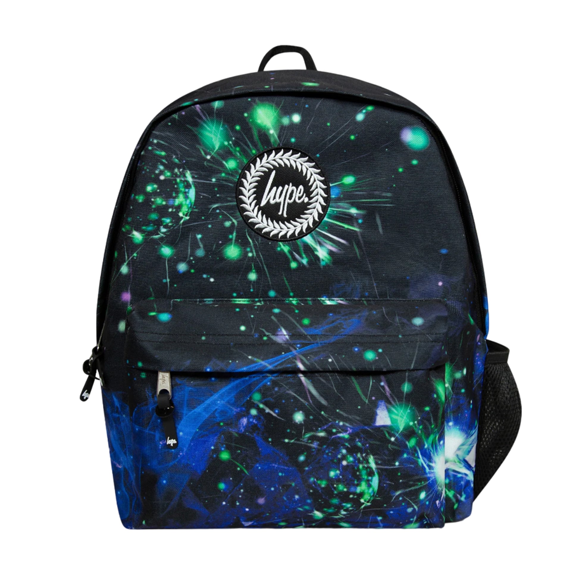 Black-Blue-Green - Front - Hype Black Cosmos Backpack