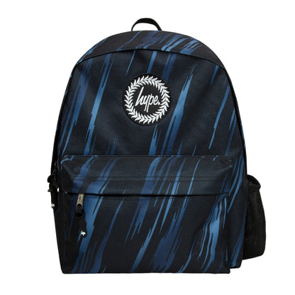 Black-Blue - Front - Hype Rain Backpack