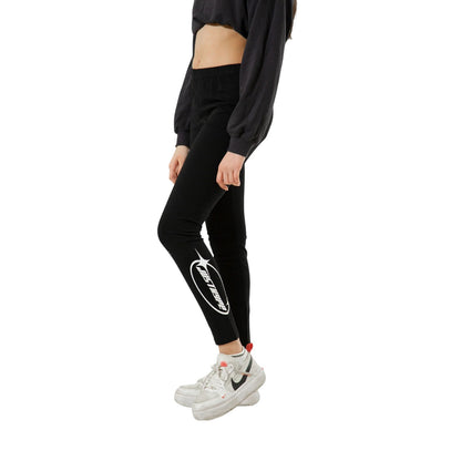 Black - Side - Hype Girls Y2K Logo Leggings