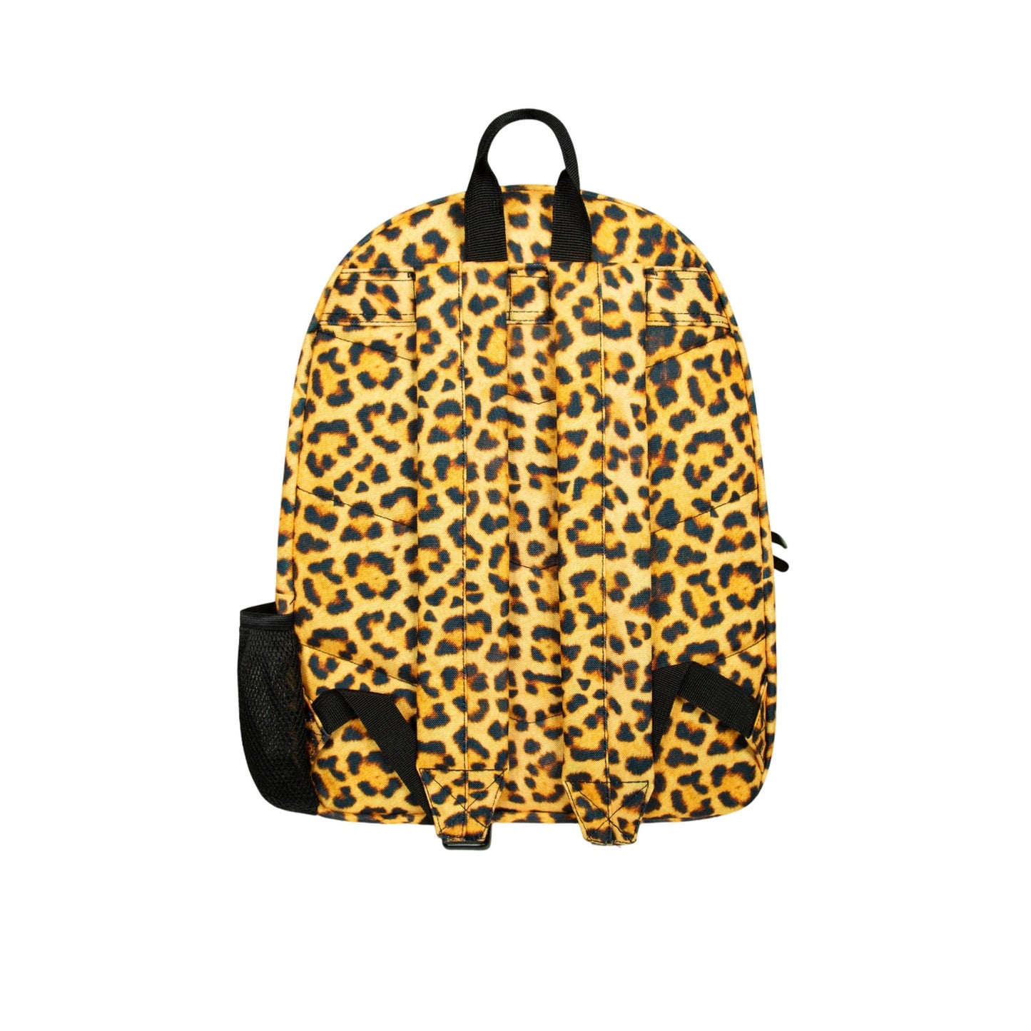 Tan-Black-White - Back - Hype Iconic Leopard Print Backpack