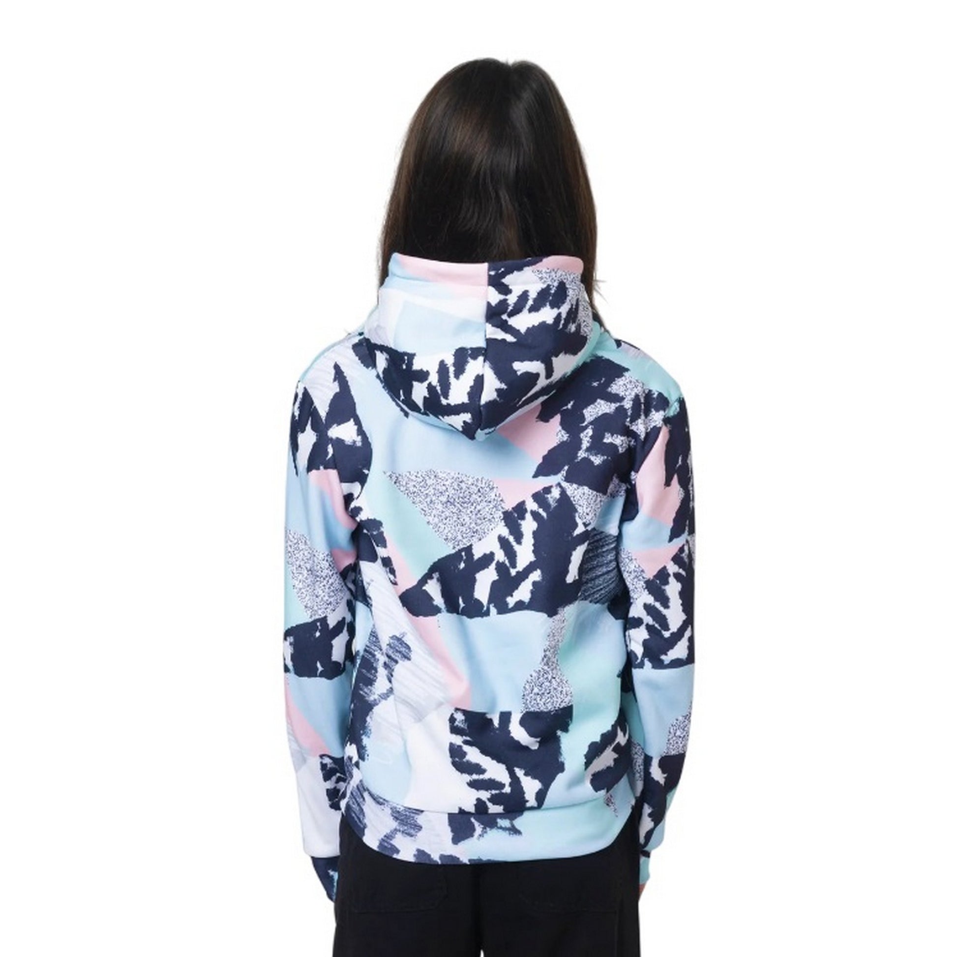 Multicoloured - Back - Hype Girls Pastel Abstract Hoodie