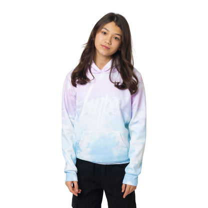 Multicoloured - Front - Hype Girls Pastel Clouds Hoodie