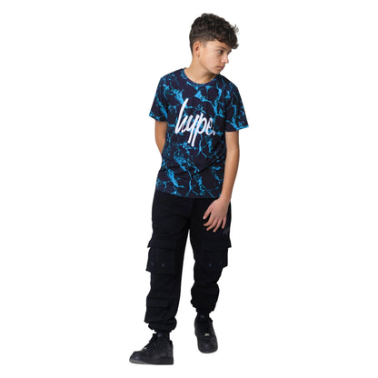 Blue-White - Side - Hype Boys X-Ray Pool T-Shirt