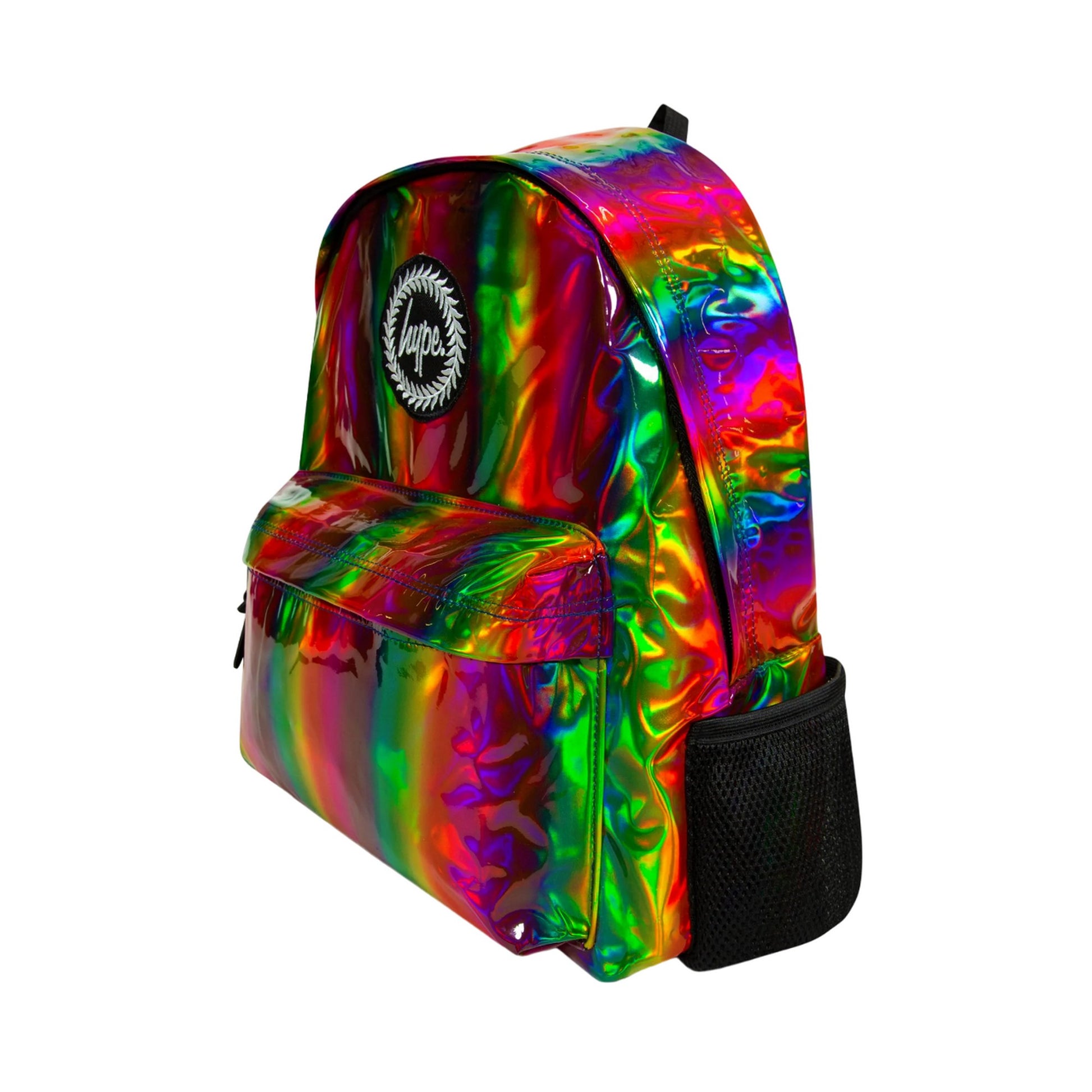Multicoloured - Side - Hype Rainbow Holographic Backpack