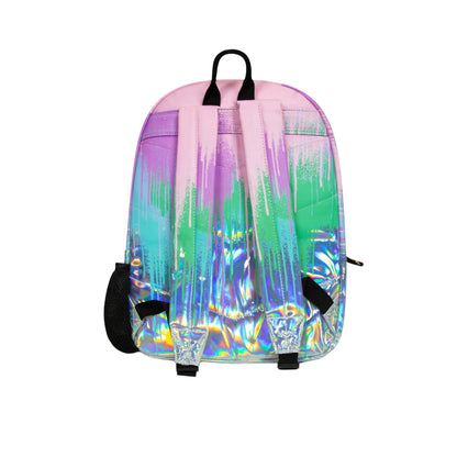 Multicoloured - Back - Hype Holo Drips Backpack