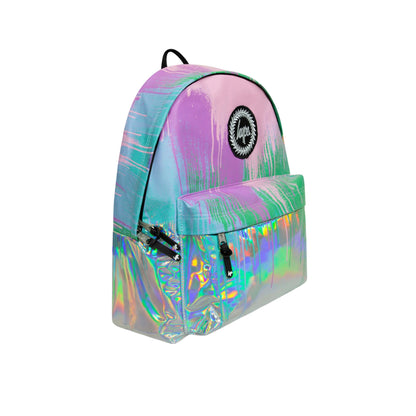 Multicoloured - Side - Hype Holo Drips Backpack