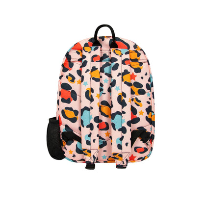 Multicoloured - Back - Hype Star Leopard Backpack