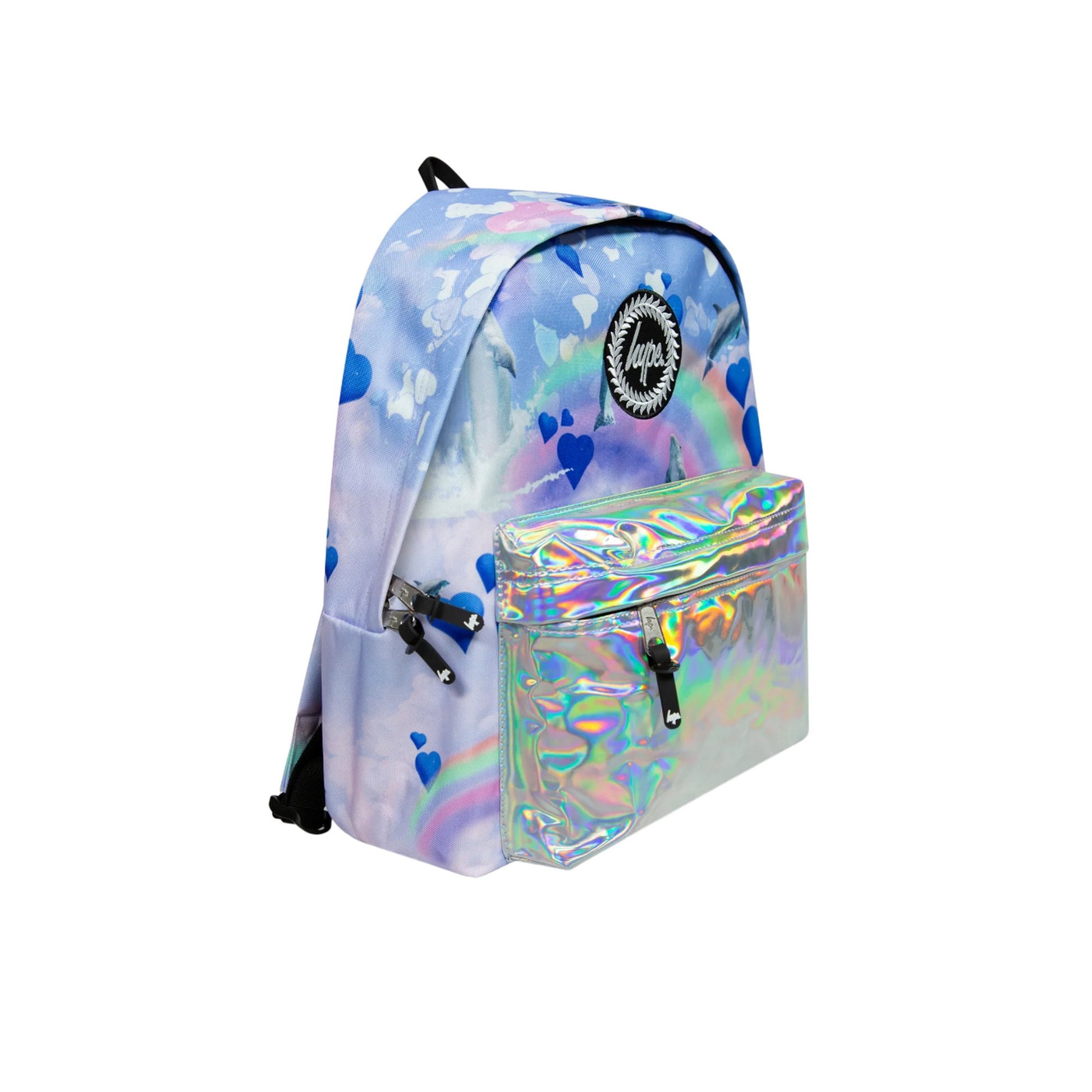 Multicoloured - Lifestyle - Hype Holo Rainbow Dolphins Backpack