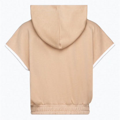 Pink - Back - Hype Girls Script Short-Sleeved Hoodie