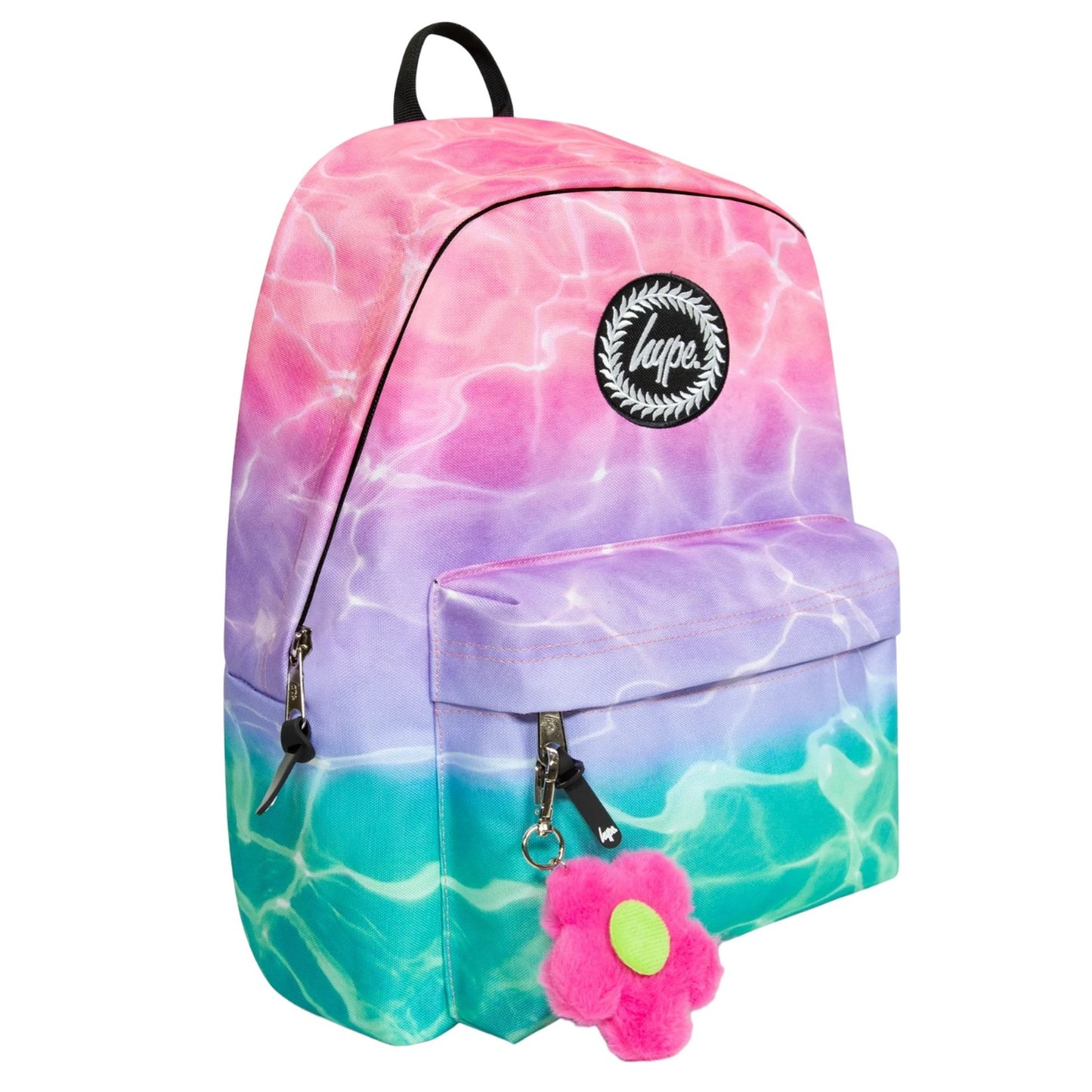 Pink-Turquoise-Pastel - Side - Hype Girls Pool Backpack