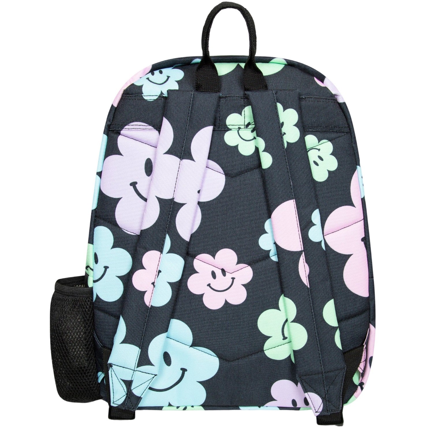 Black - Back - Hype Happy Flowers Backpack
