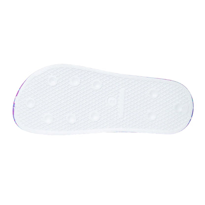 Purple - Close up - Hype Baby Girls Crazy Wave Script Sliders