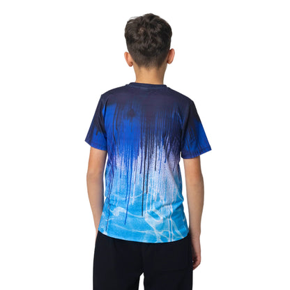Blue-White-Black - Back - Hype Boys Drips T-Shirt