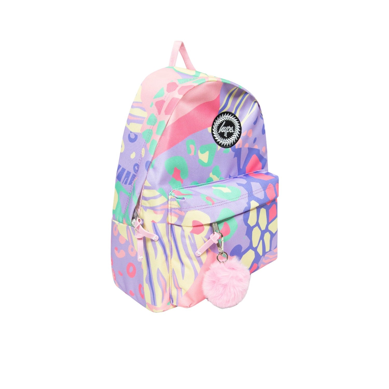 Multicoloured - Side - Hype Pastel Prints Backpack