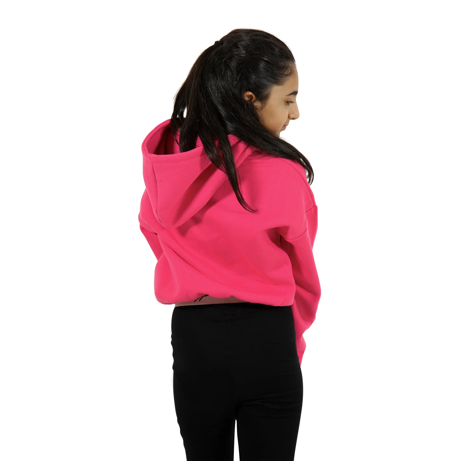 Pink - Back - Hype Girls Y2K Logo Hoodie