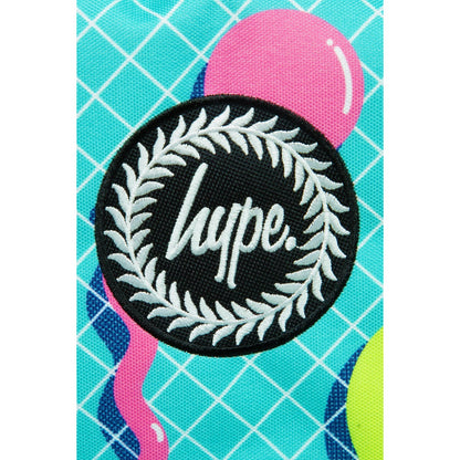 Turquoise-Multicoloured - Pack Shot - Hype Retro Shapes Backpack