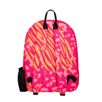 Pink - Back - Hype Animal Print Backpack