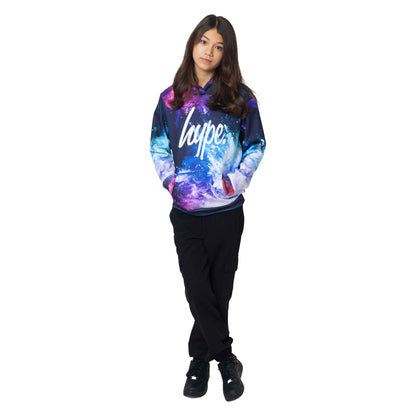 Multicoloured - Side - Hype Girls Chalk Dust Hoodie