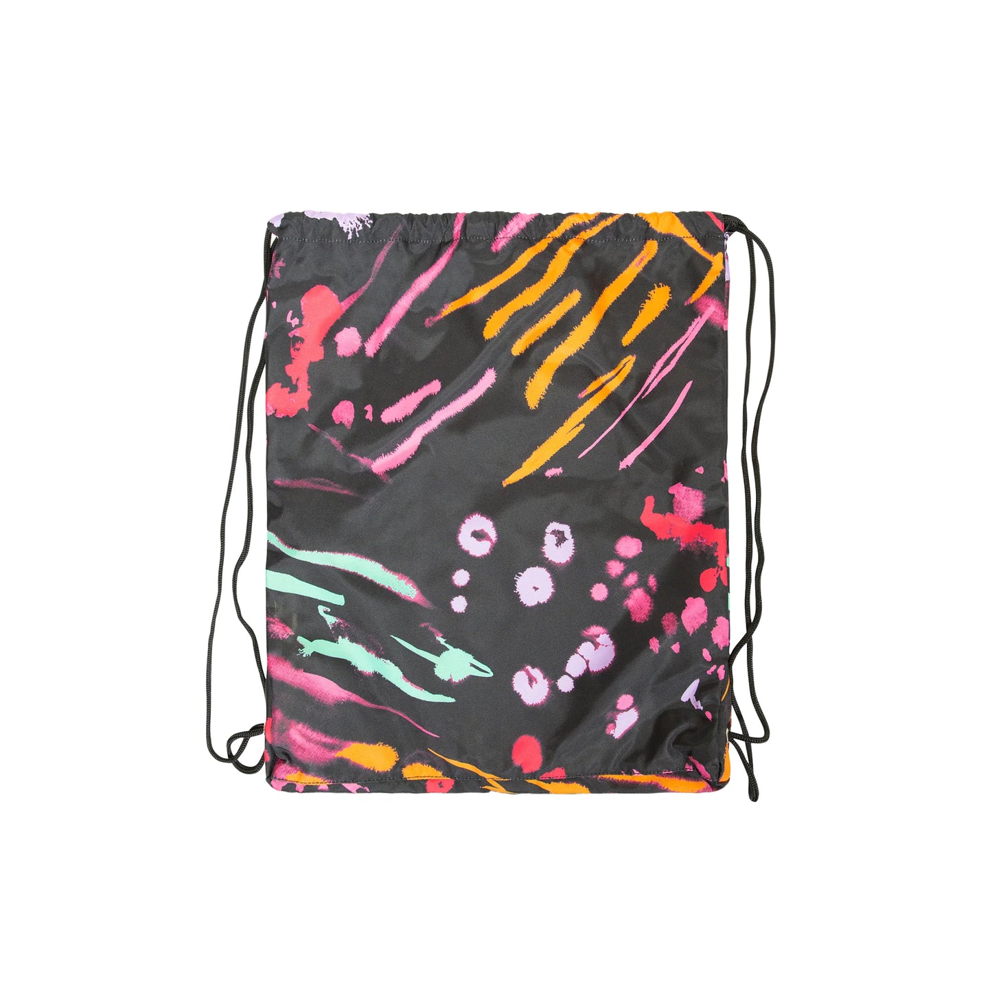 Black-Multicoloured - Back - Hype Scratch Drawstring Bag