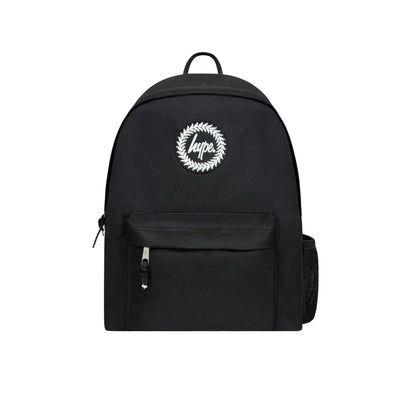 Black - Front - Hype Core Iconic Crest Backpack