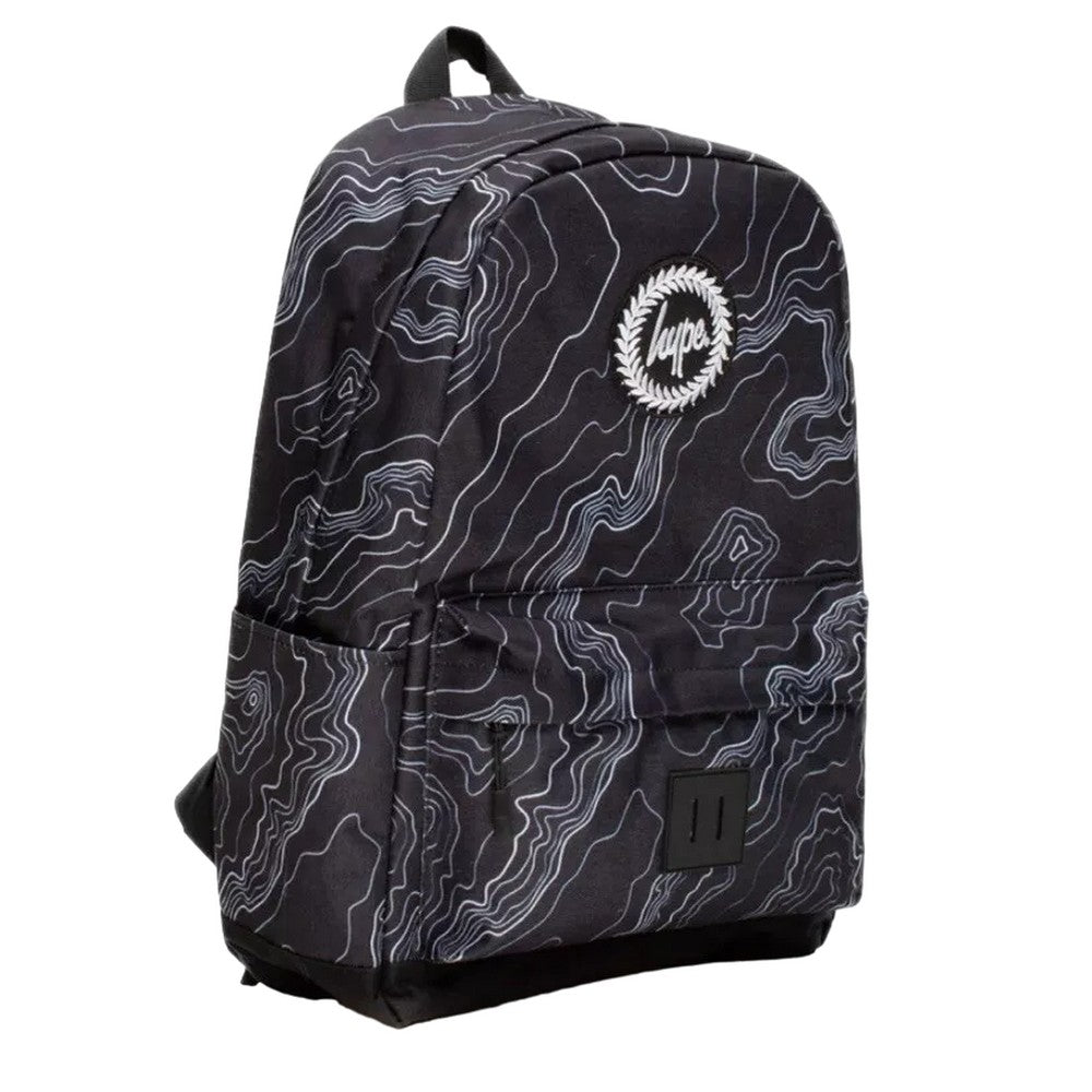 Black-White - Side - Hype Lines Backpack