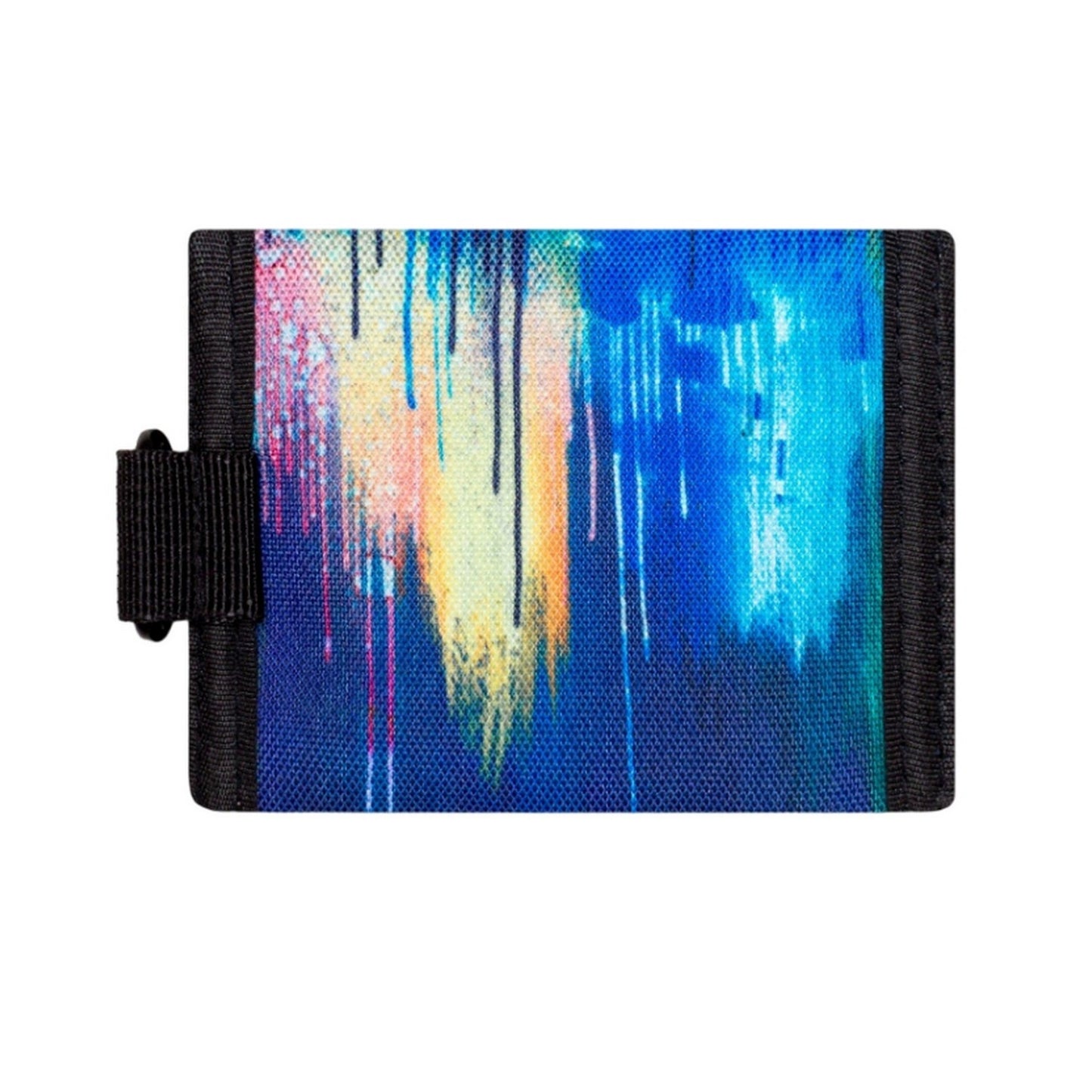 Blue - Back - Hype Watercolour Drips Wallet