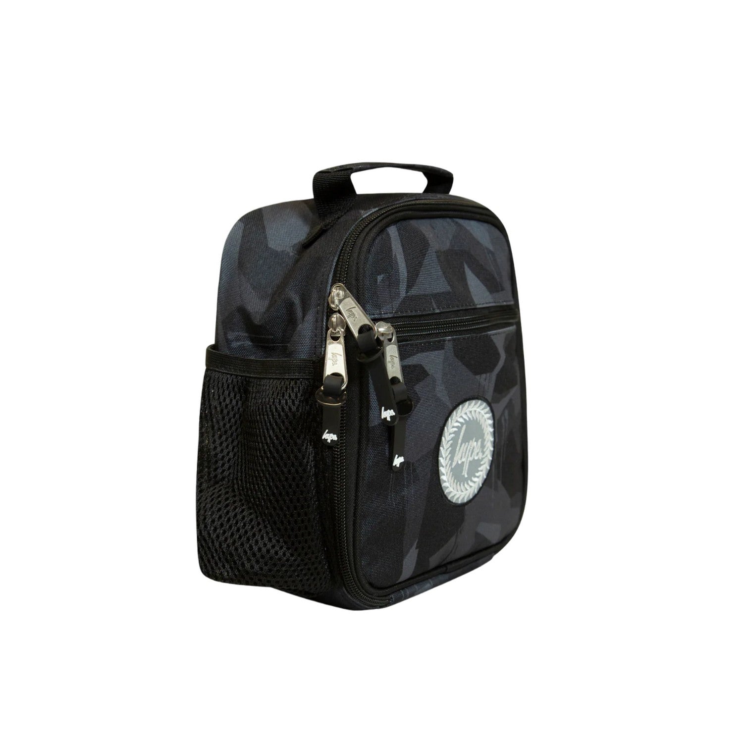 Black - Side - Hype Geo Camo Lunch Bag