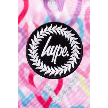 Pink-Multicoloured - Lifestyle - Hype Iconic Graffiti Heart Backpack
