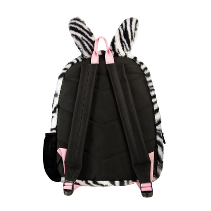 Black-White - Back - Hype Zebra Backpack