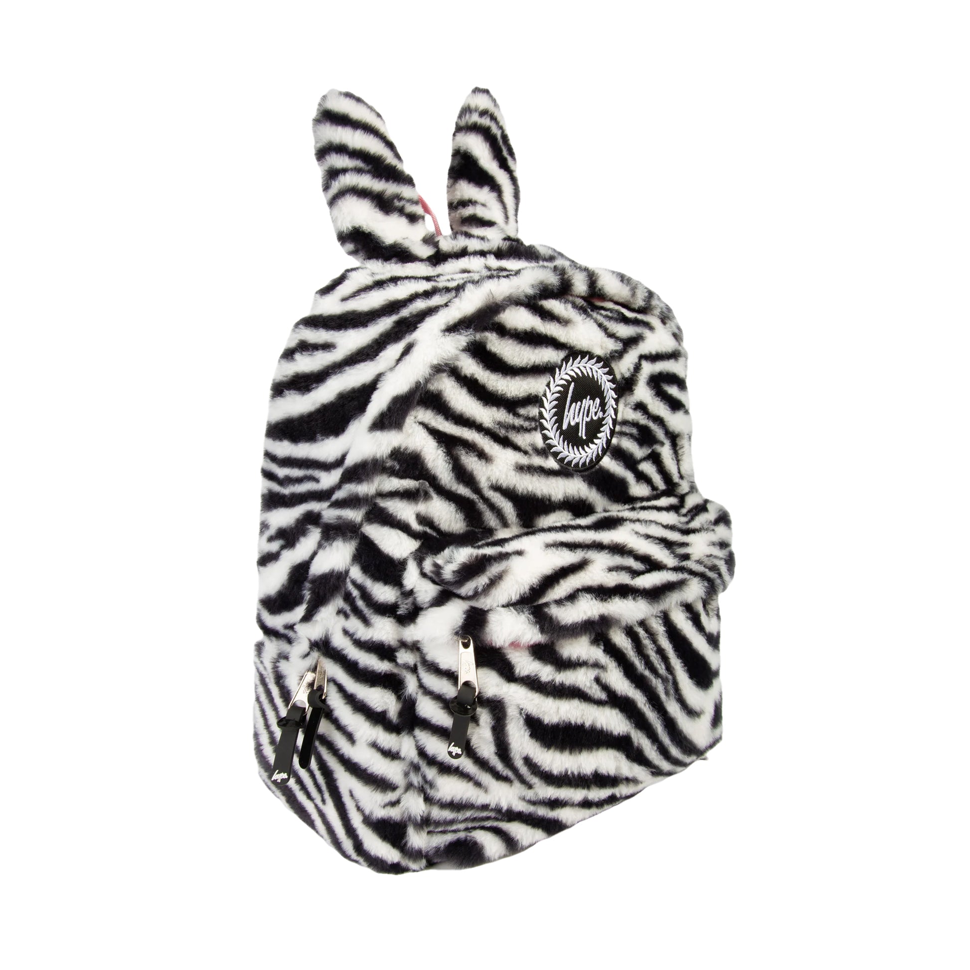Black-White - Side - Hype Zebra Backpack
