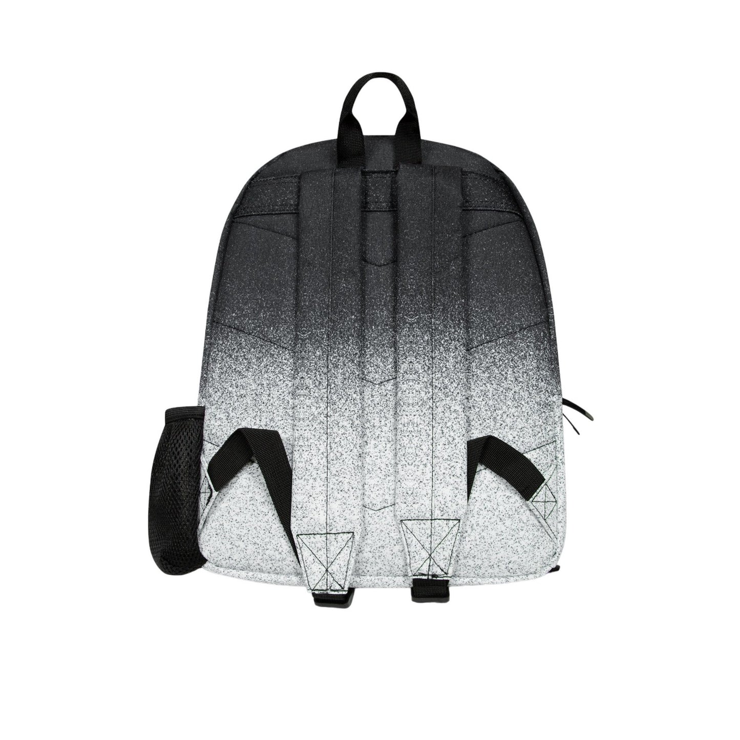 Black-White - Back - Hype Iconic Speckle Fade Backpack