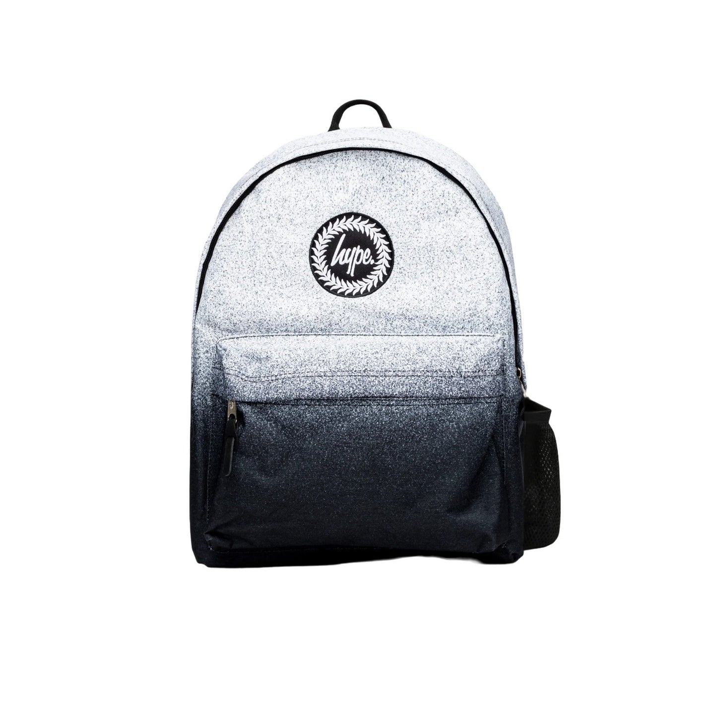 White-Black - Front - Hype Iconic Speckle Fade Backpack