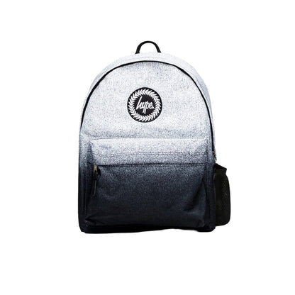 White-Black - Front - Hype Iconic Speckle Fade Backpack