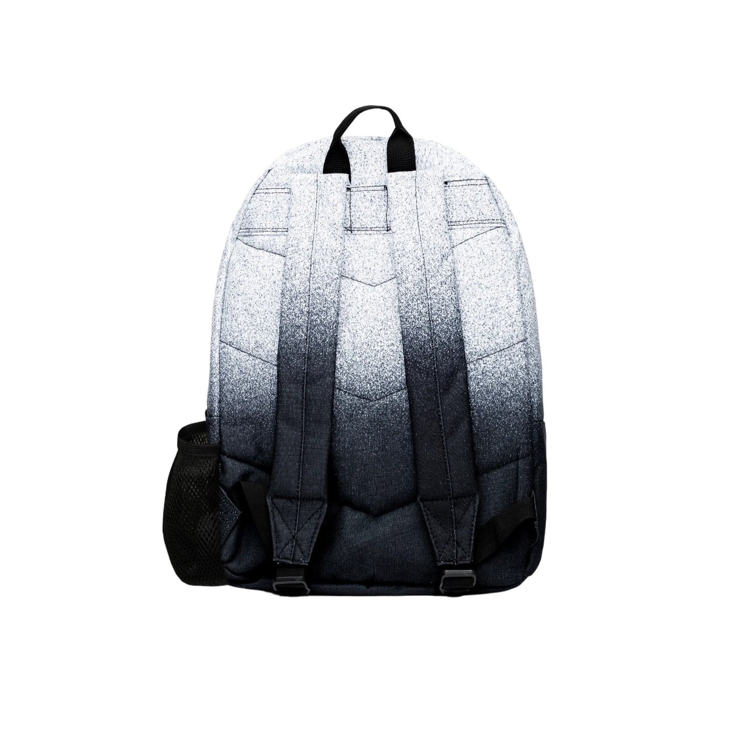 White-Black - Back - Hype Iconic Speckle Fade Backpack