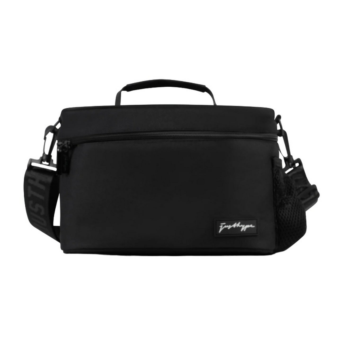 Black - Front - Hype Utility Crest Lunch Bag