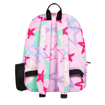 Pink - Back - Hype Graffiti Star Backpack