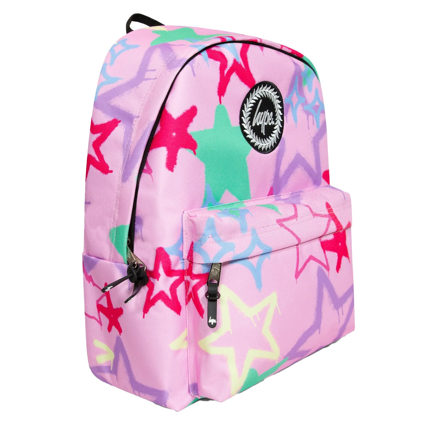 Pink - Side - Hype Graffiti Star Backpack