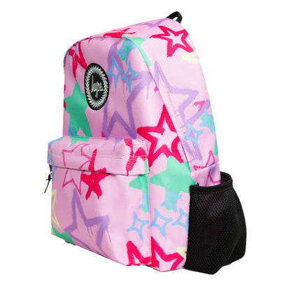 Pink - Lifestyle - Hype Graffiti Star Backpack