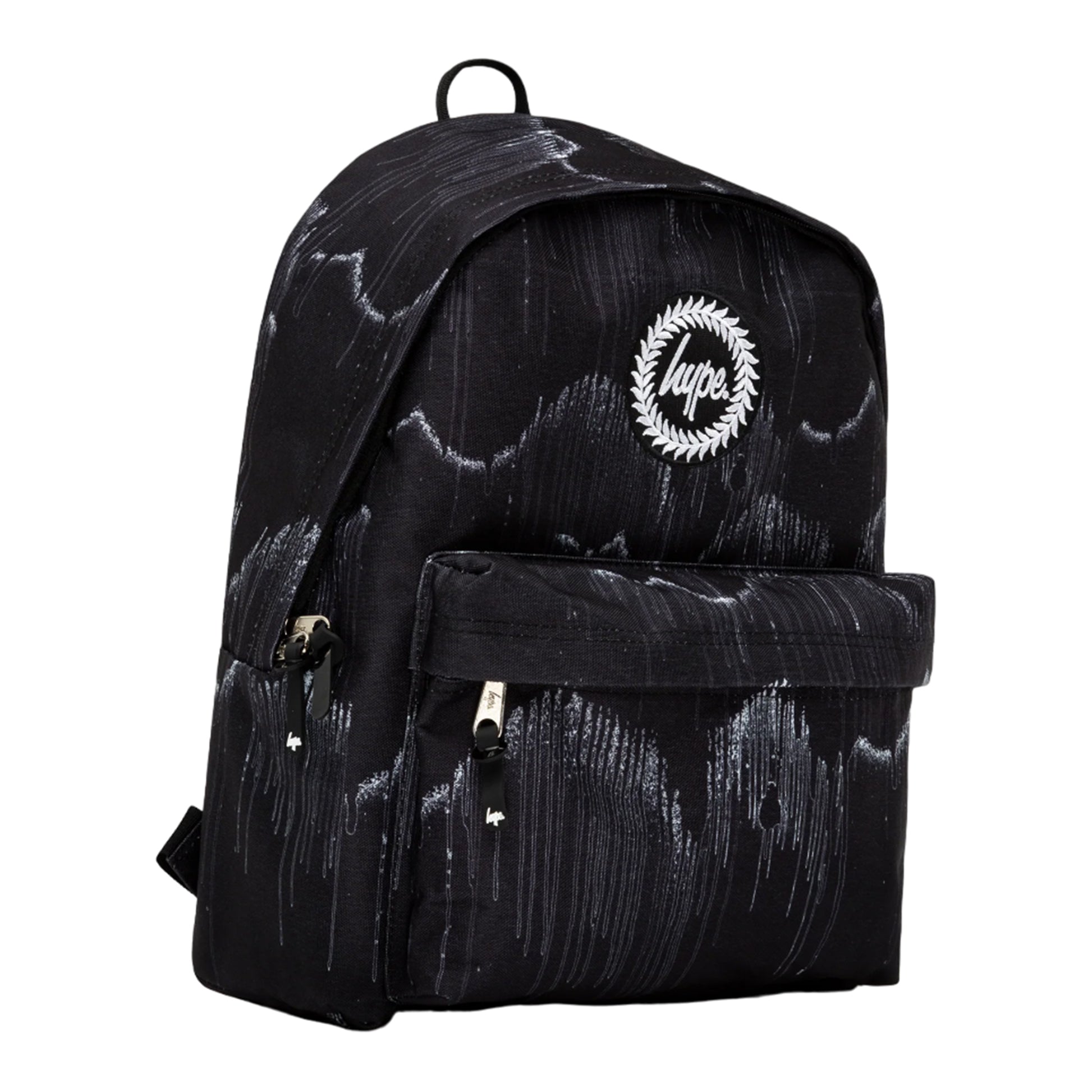 Monochrome - Side - Hype Iconic Wave Drips Backpack