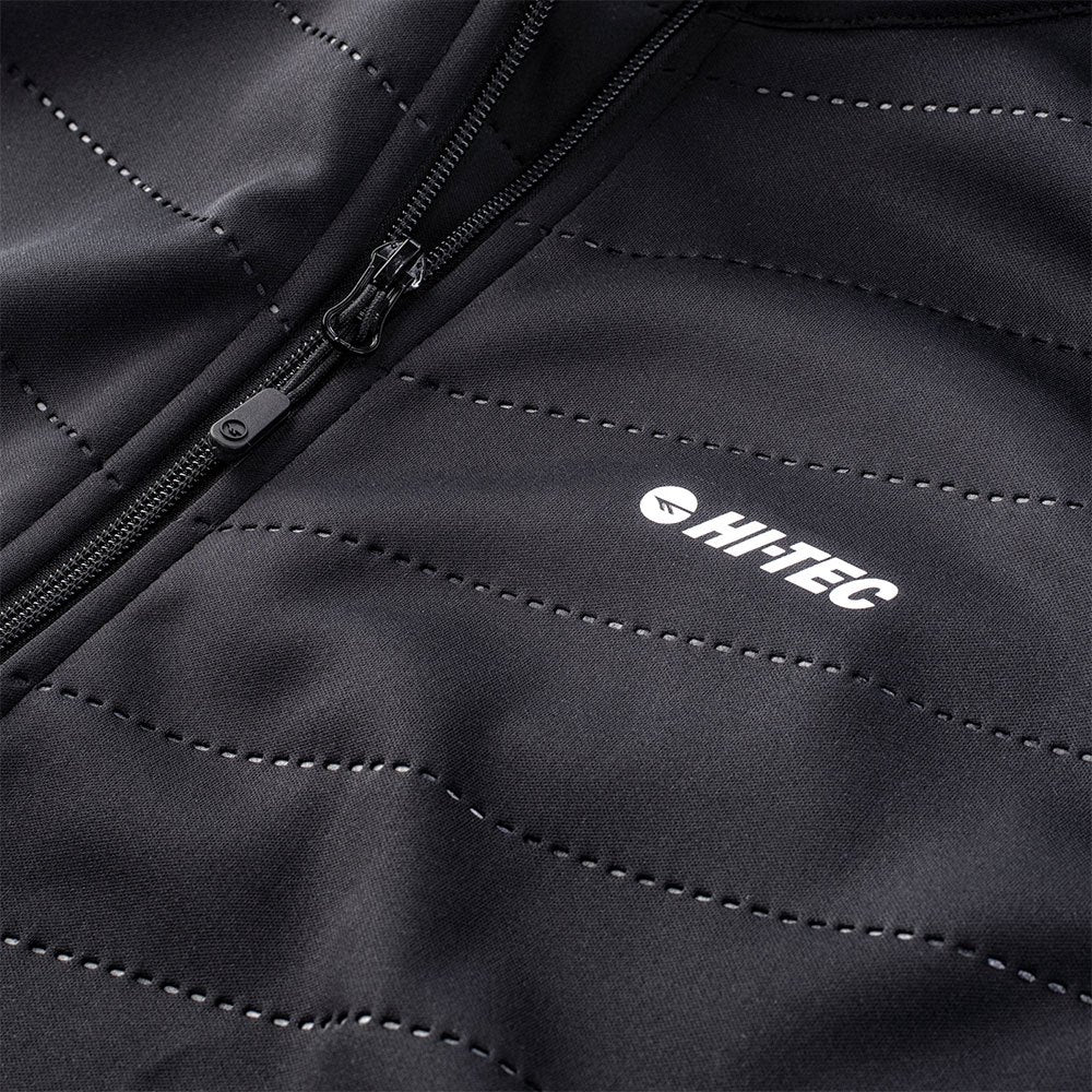Black - Lifestyle - Hi-Tec Mens Octavio Softshell Gilet