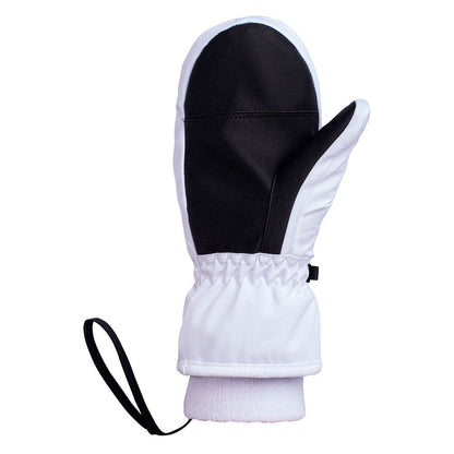 White - Back - Hi-Tec Womens-Ladies Glam Ski Gloves