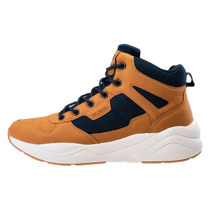 Camel-Navy - Lifestyle - Iguana Mens Laupen Mid Cut Walking Shoes