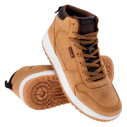 Camel - Close up - Iguana Mens Karson Mid Cut Walking Boots